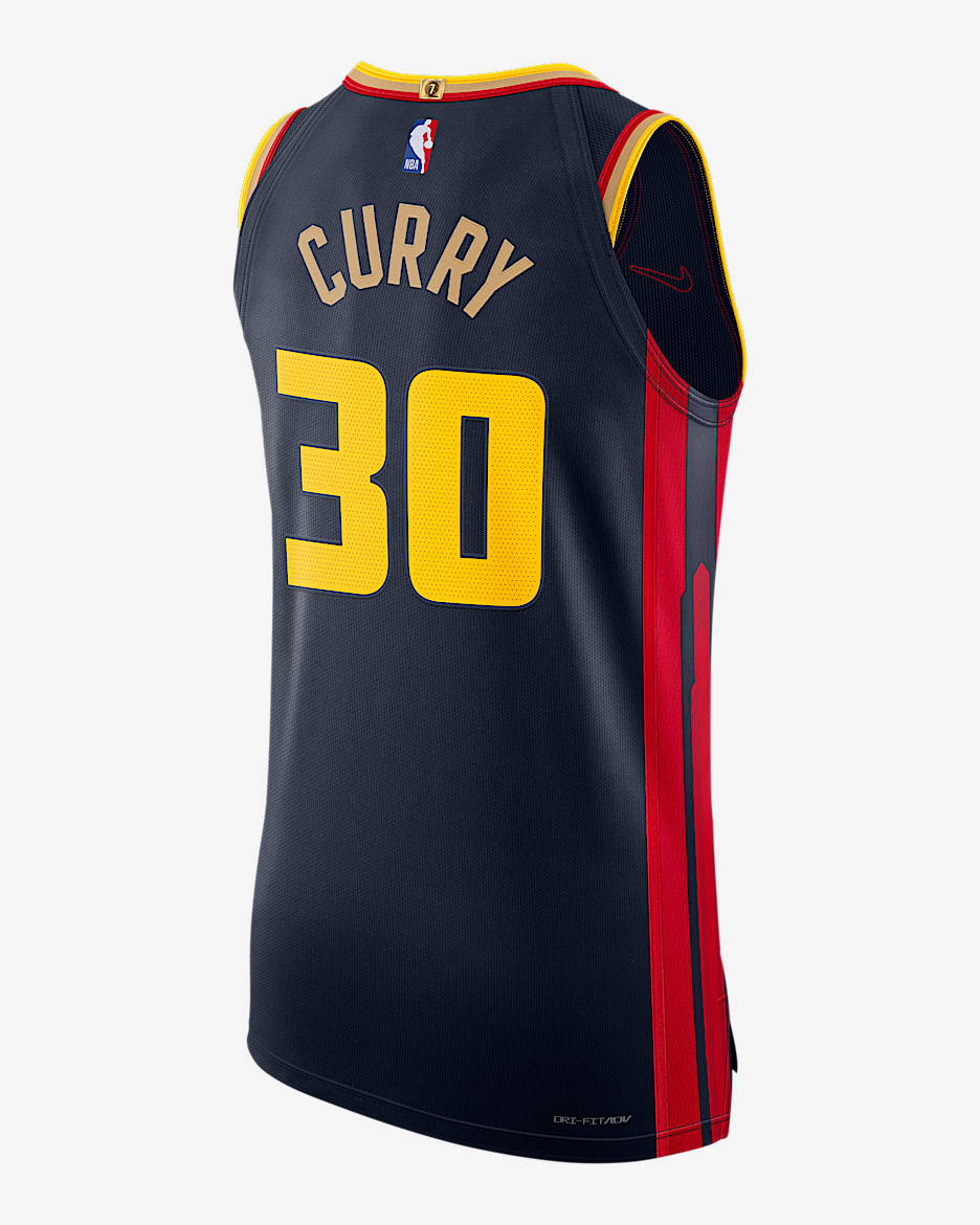 Stephen Curry Golden State Warriors 2024 25 City Edition Men s Nike Dri FIT ADV NBA Authentic Jersey